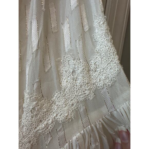 Rococo Sand Paola White Cut Out Maxi Dress NWT Size Large Boho Resort - Picture 11 of 15